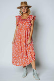 Free People Bonita Printed Midi Dress in Pop Combo | Free People Bonita Printed Midi Dress in Pop Combo | Clad & Cloth |  Dress | Amazon | Instagram.